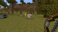 Fletching table can also be utilized as a target practice (Image via Mojang)